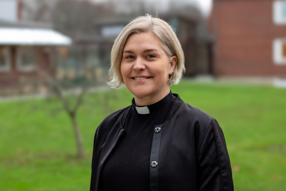 Stefanie Sporre, ny kaplan på Campus Bromma.